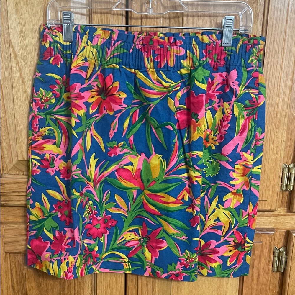 J. Crew Vibrant Floral Mini Skirt